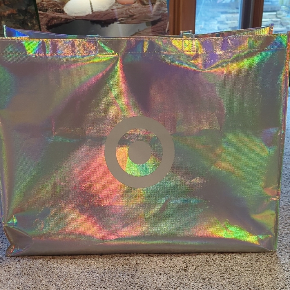 Target Iridescent Tote Bag with Logo